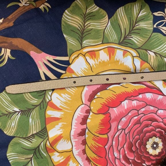 Calvin Klein zebra stripe pony hair belt - Picture 4 of 4